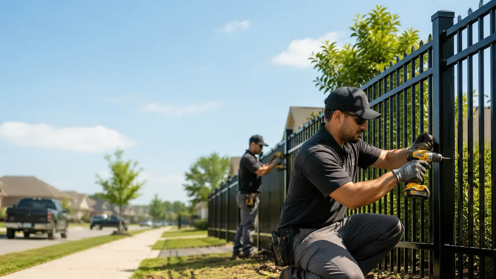 Metal Fence Installation in Deer Park, TX